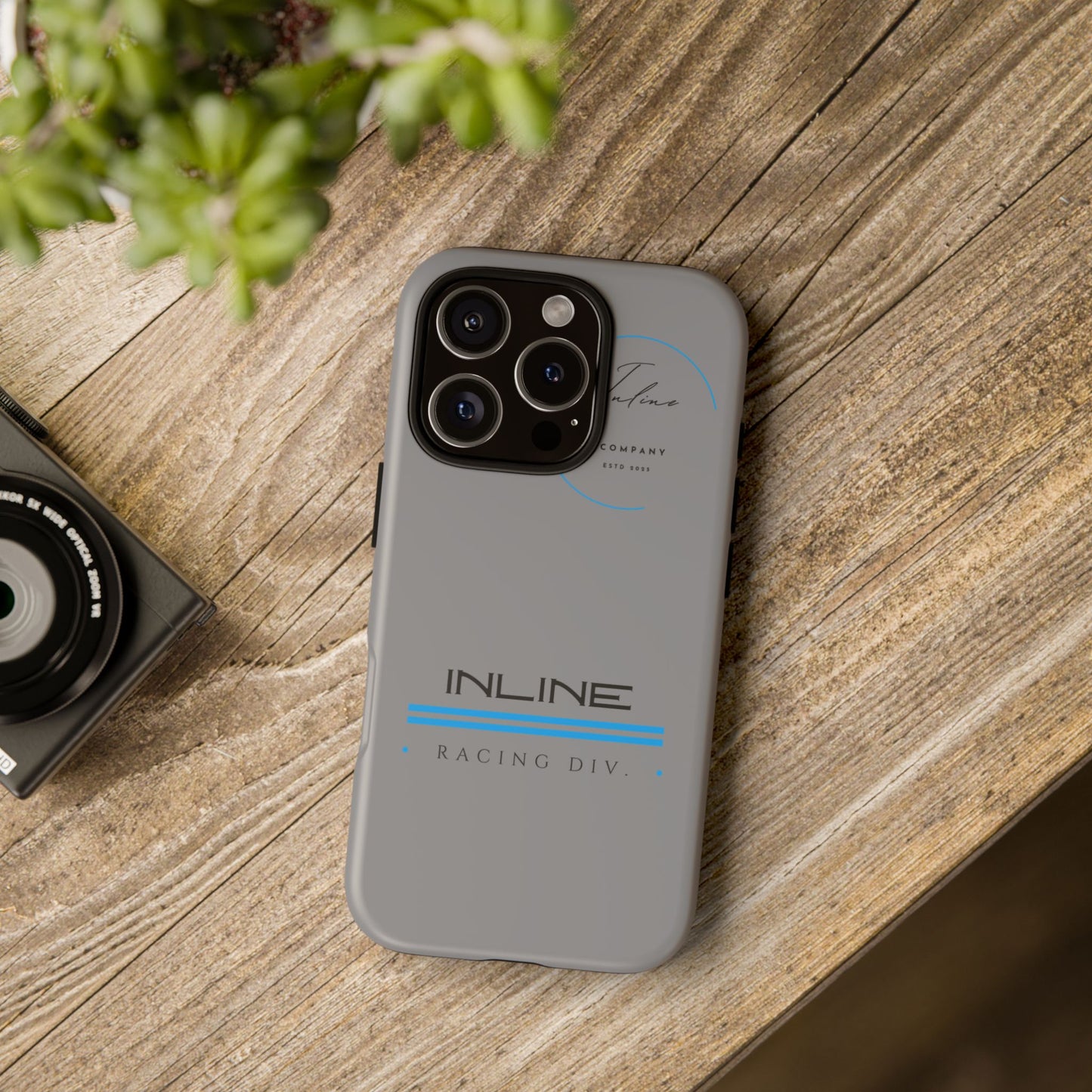 Inline phone case