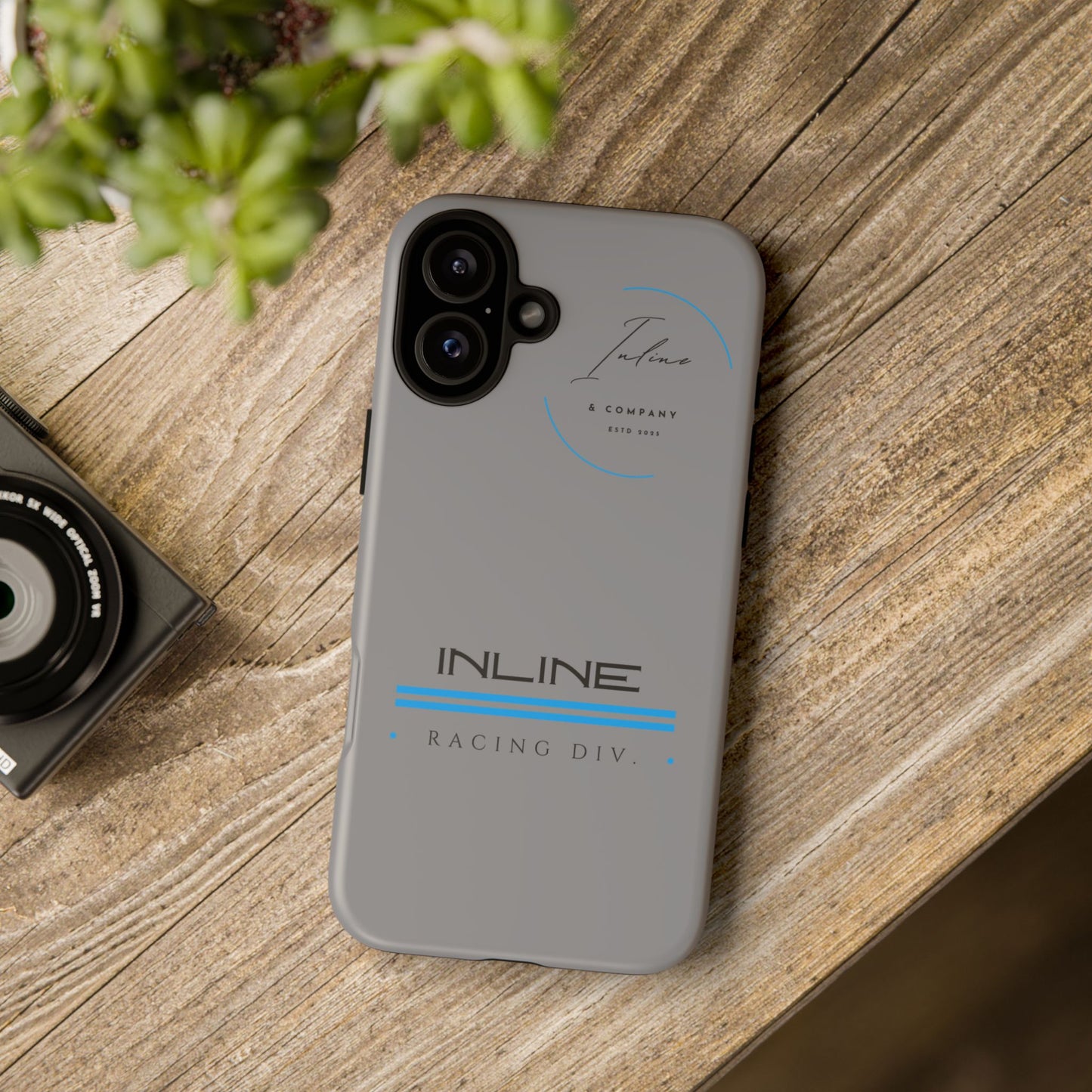 Inline phone case