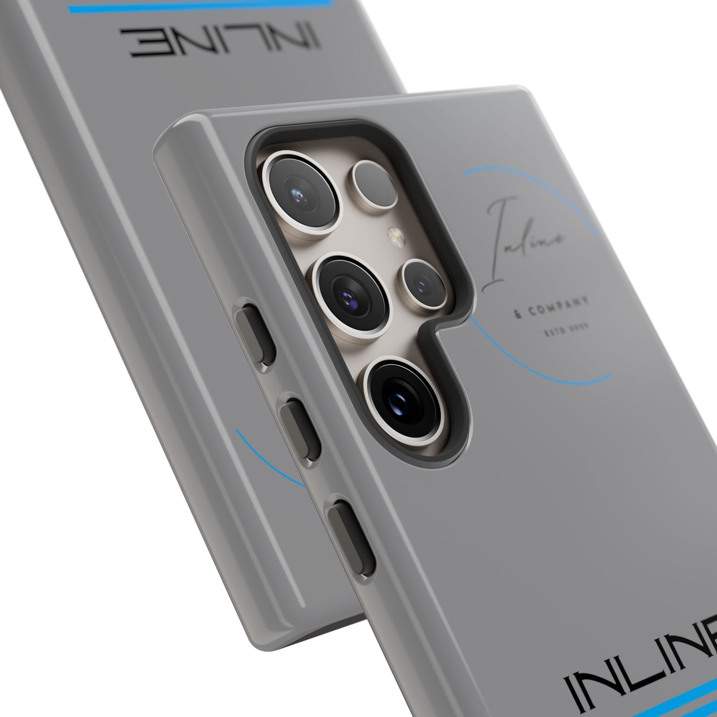 Inline phone case