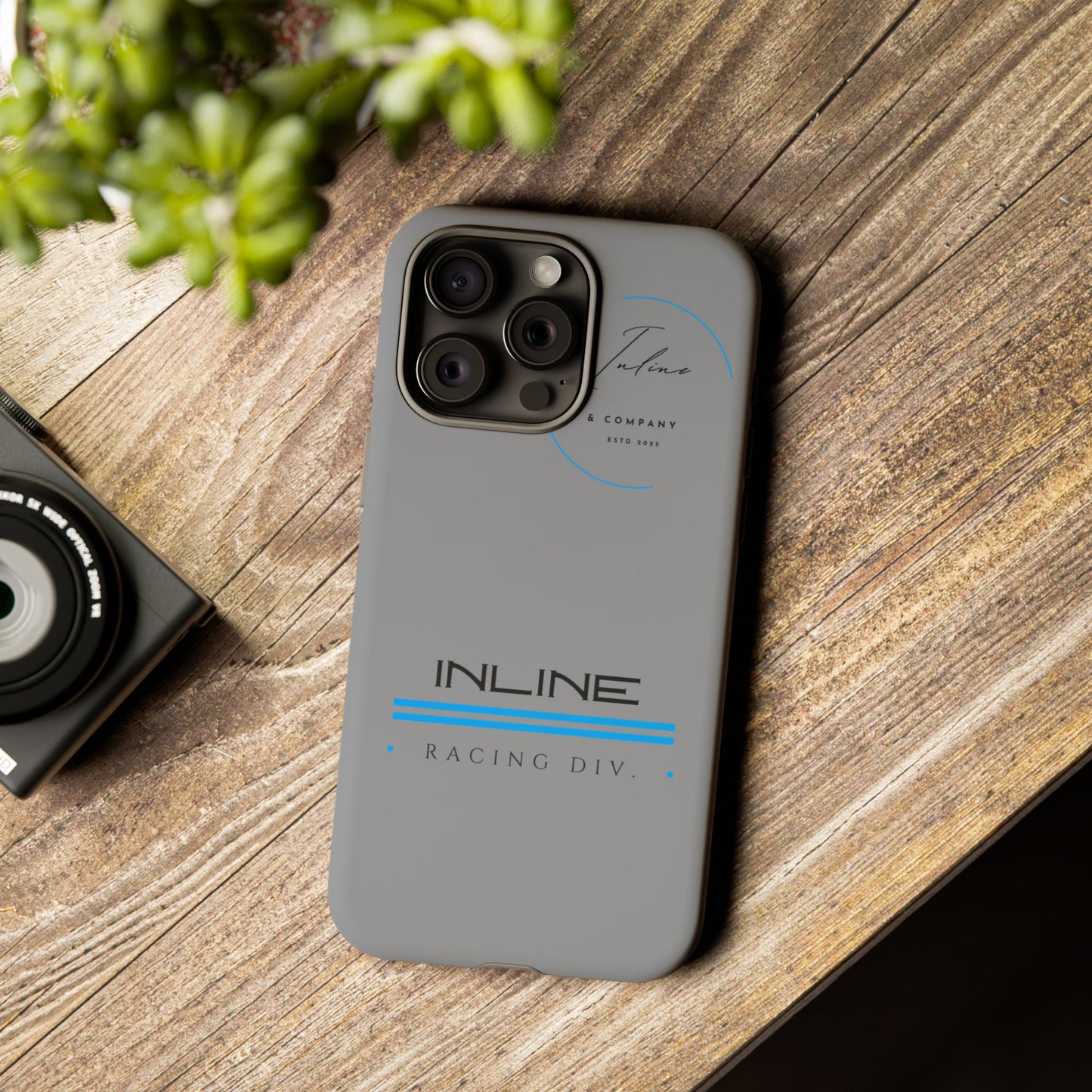 Inline phone case