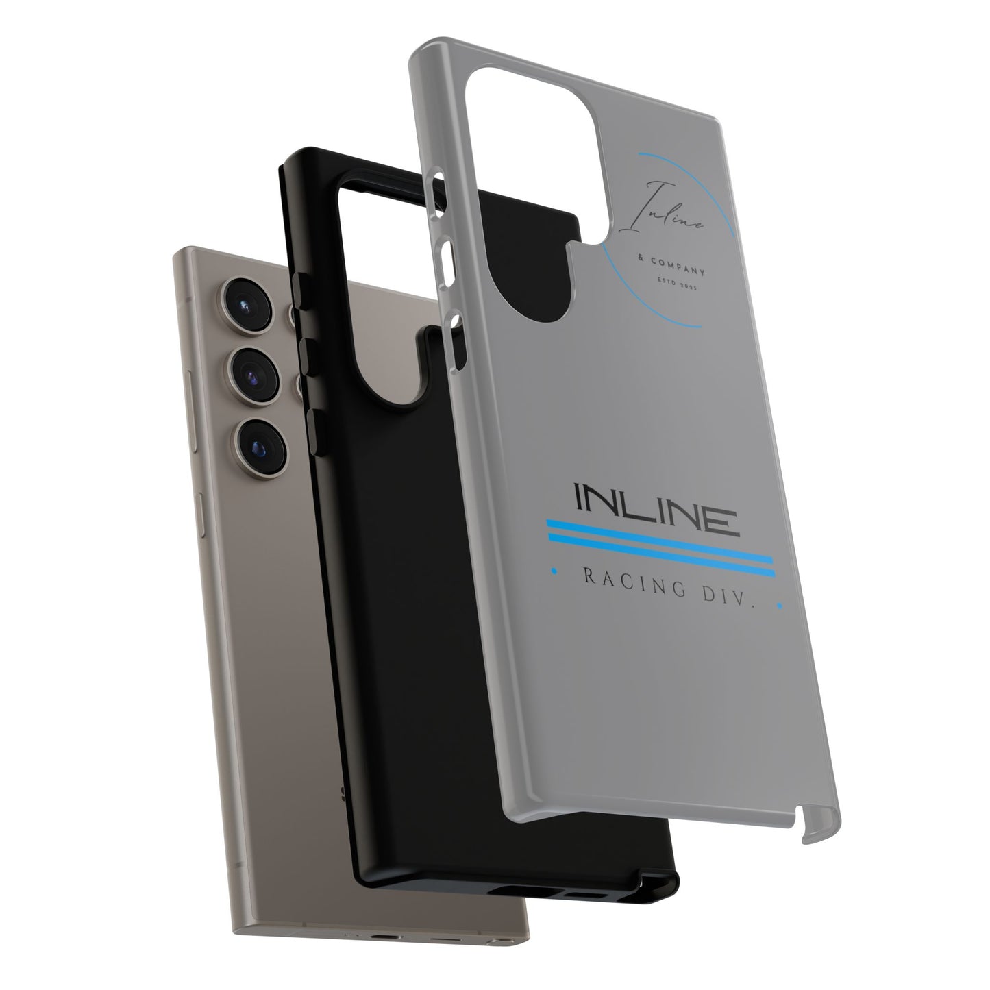 Inline phone case