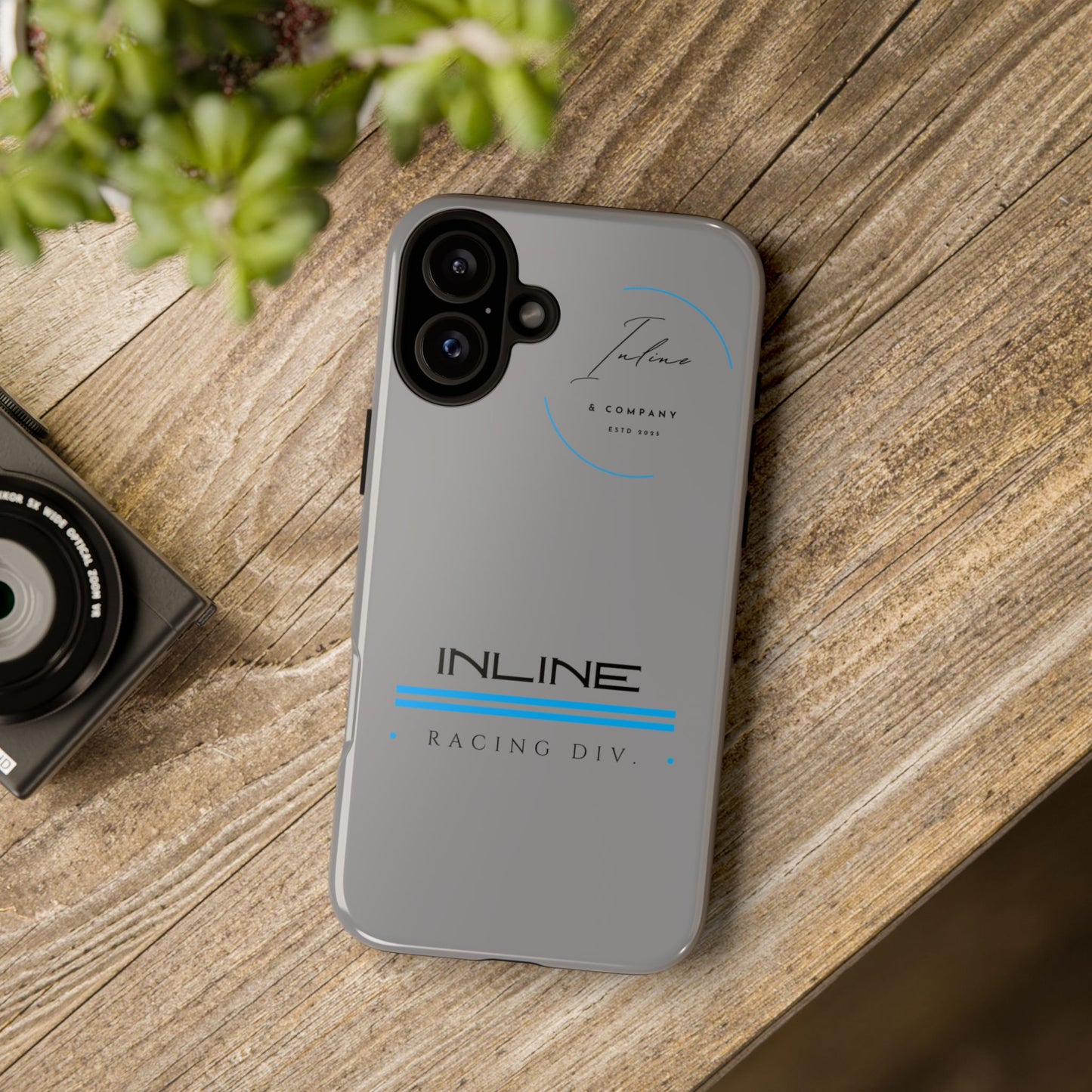 Inline phone case