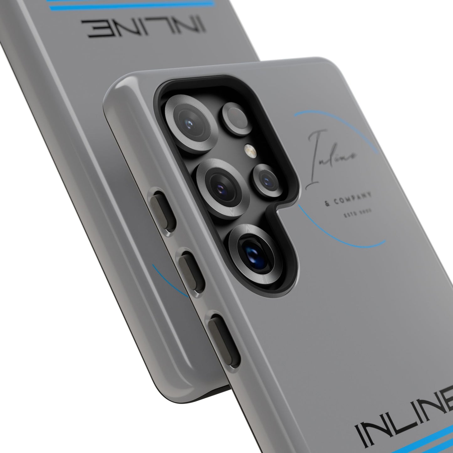 Inline phone case