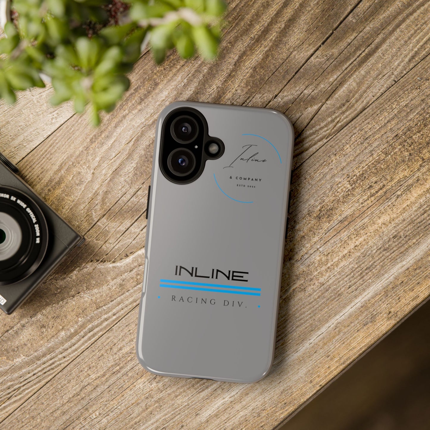Inline phone case