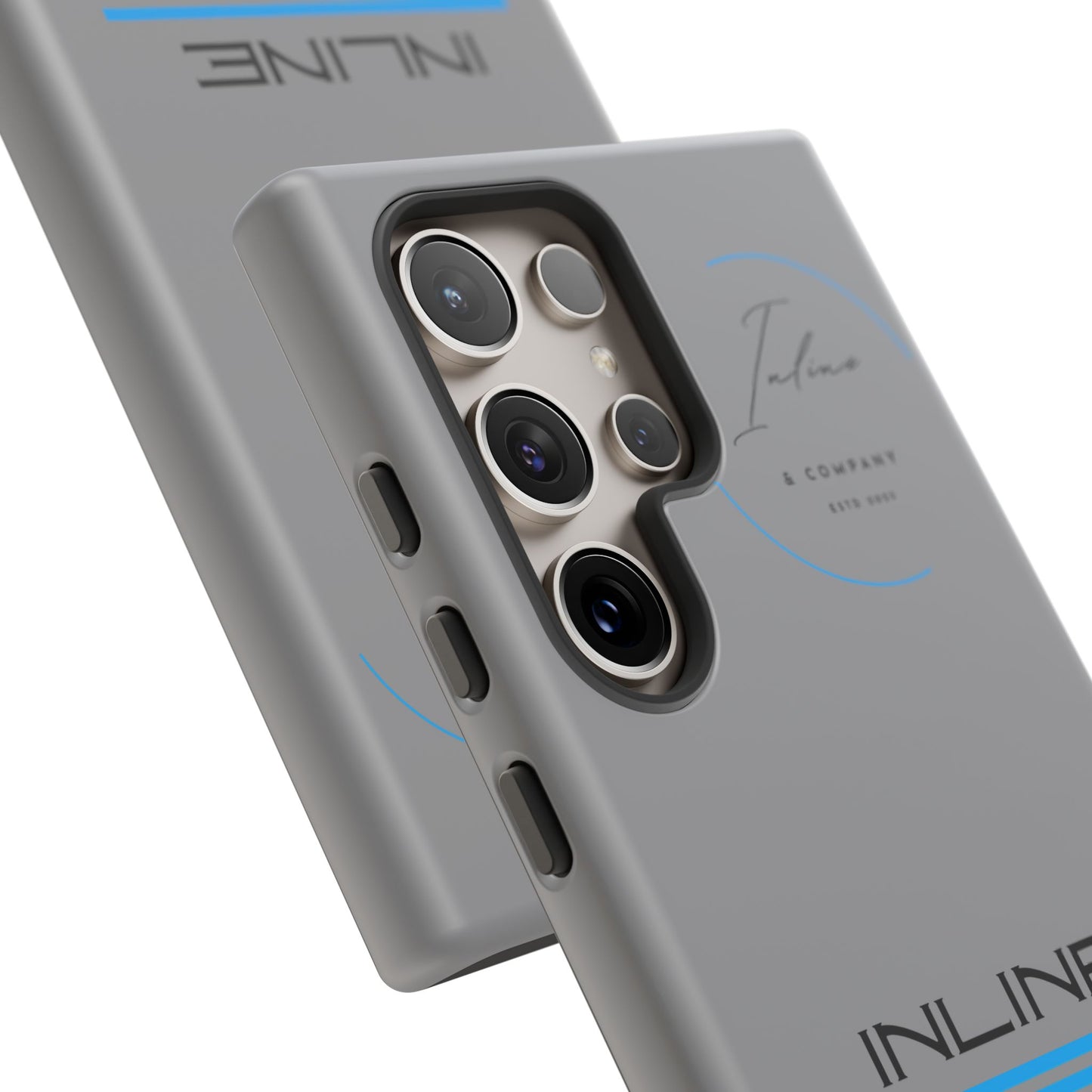 Inline phone case