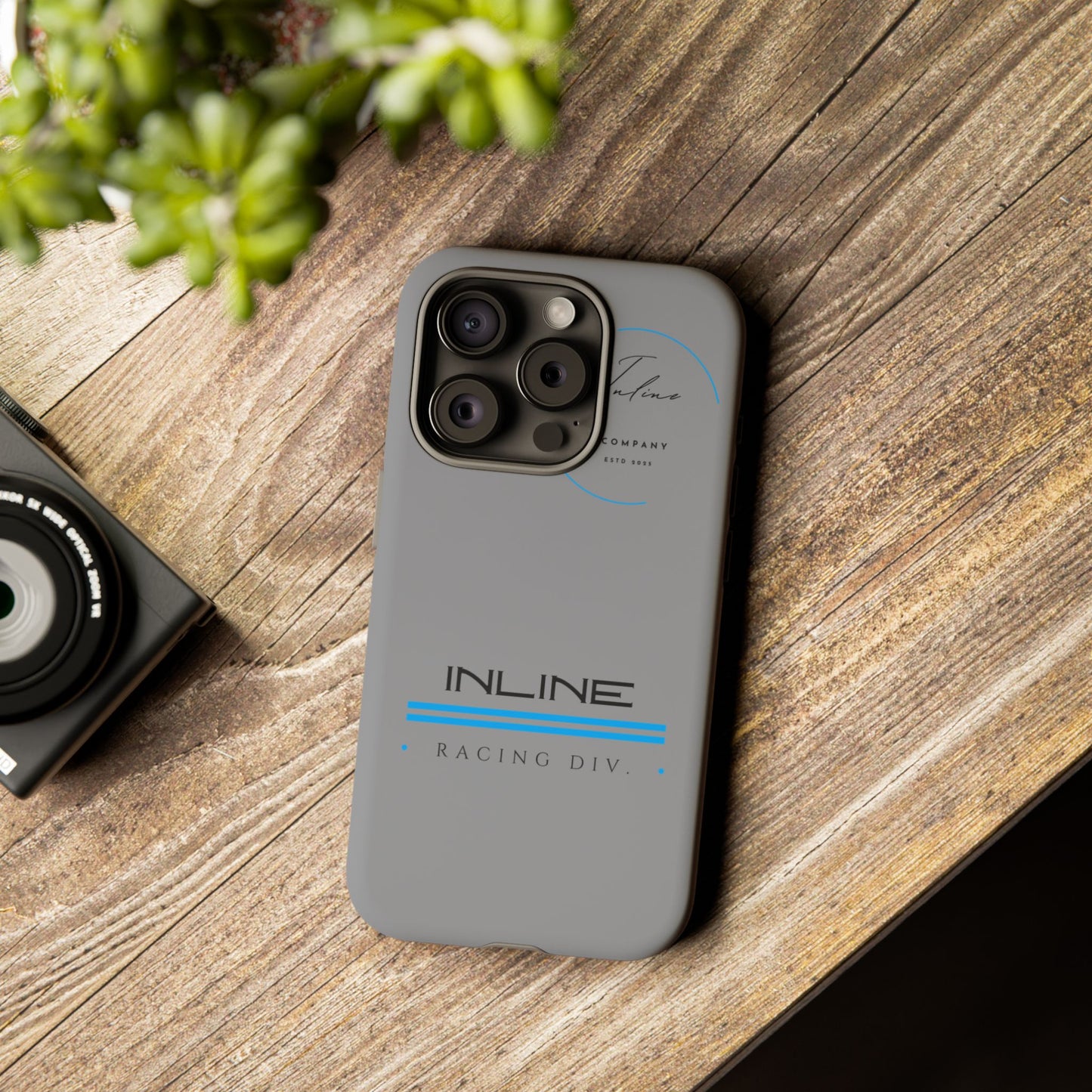 Inline phone case