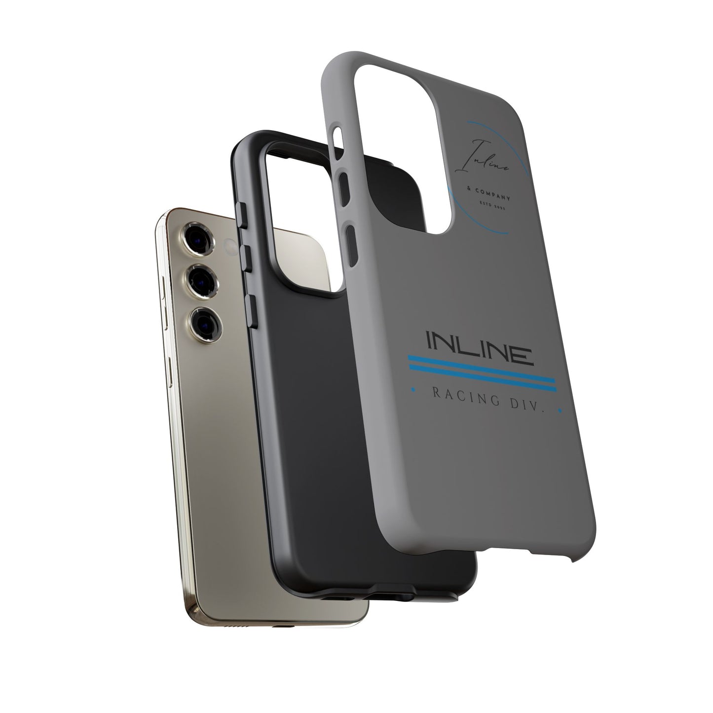 Inline phone case
