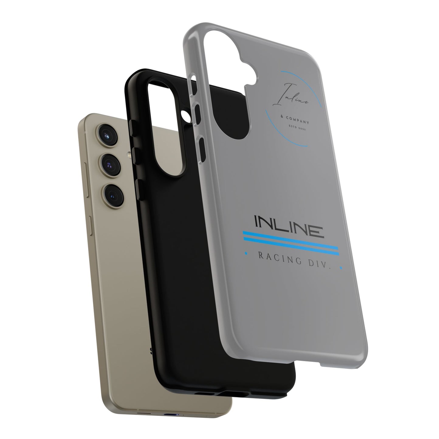 Inline phone case