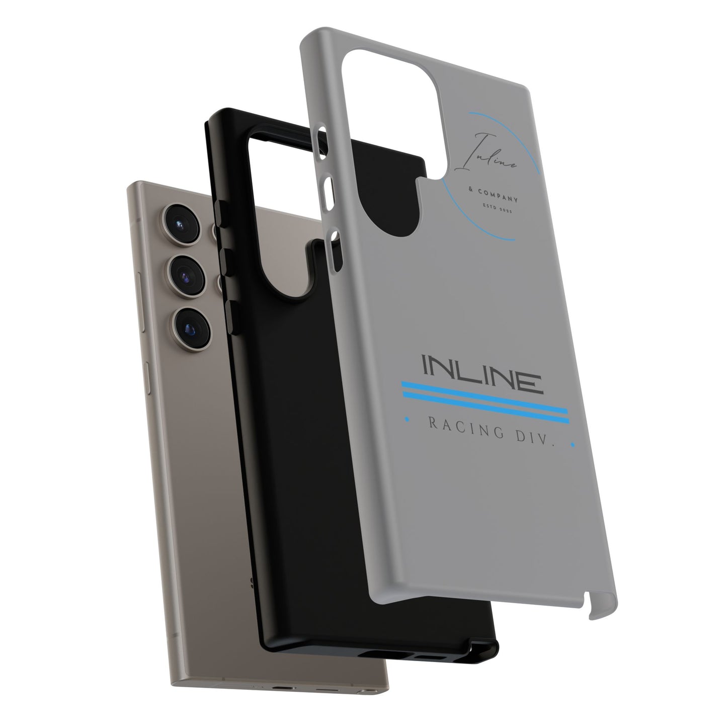 Inline phone case