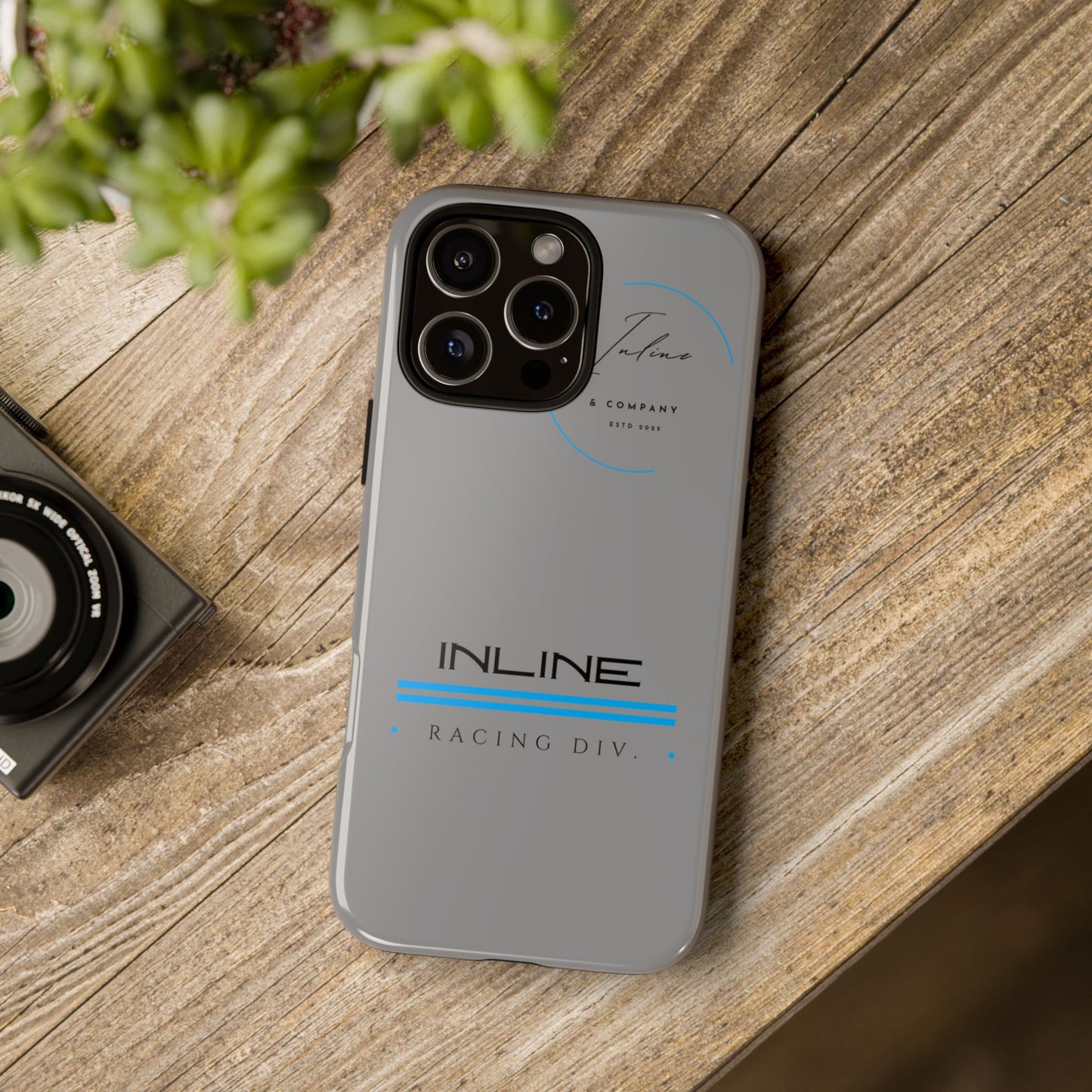 Inline phone case