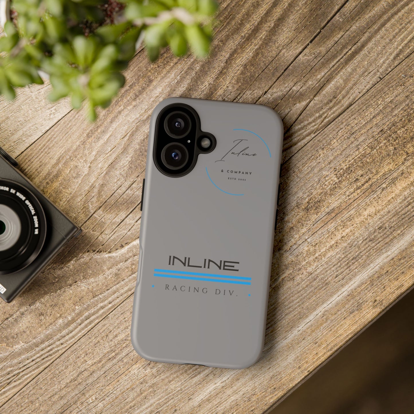 Inline phone case