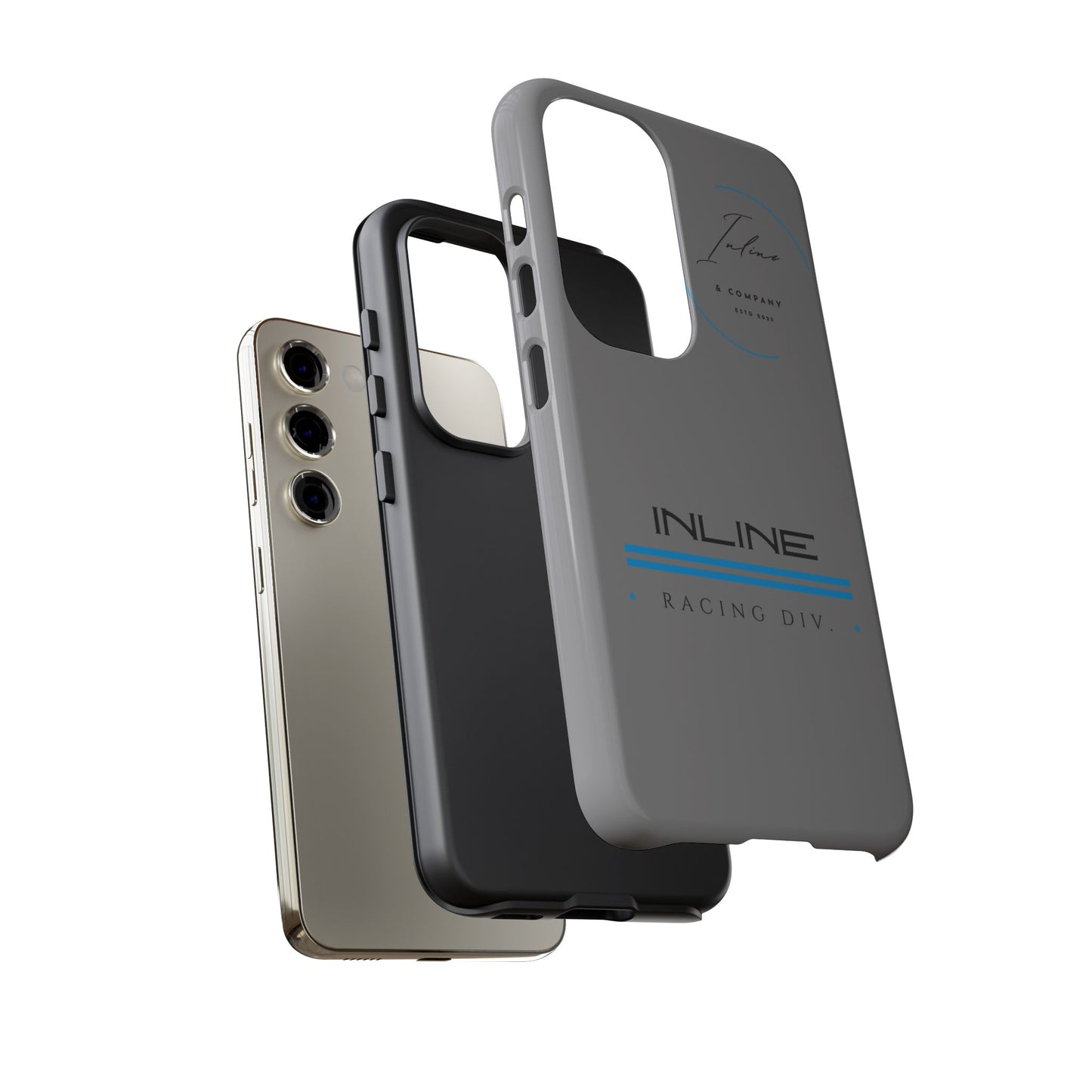 Inline phone case