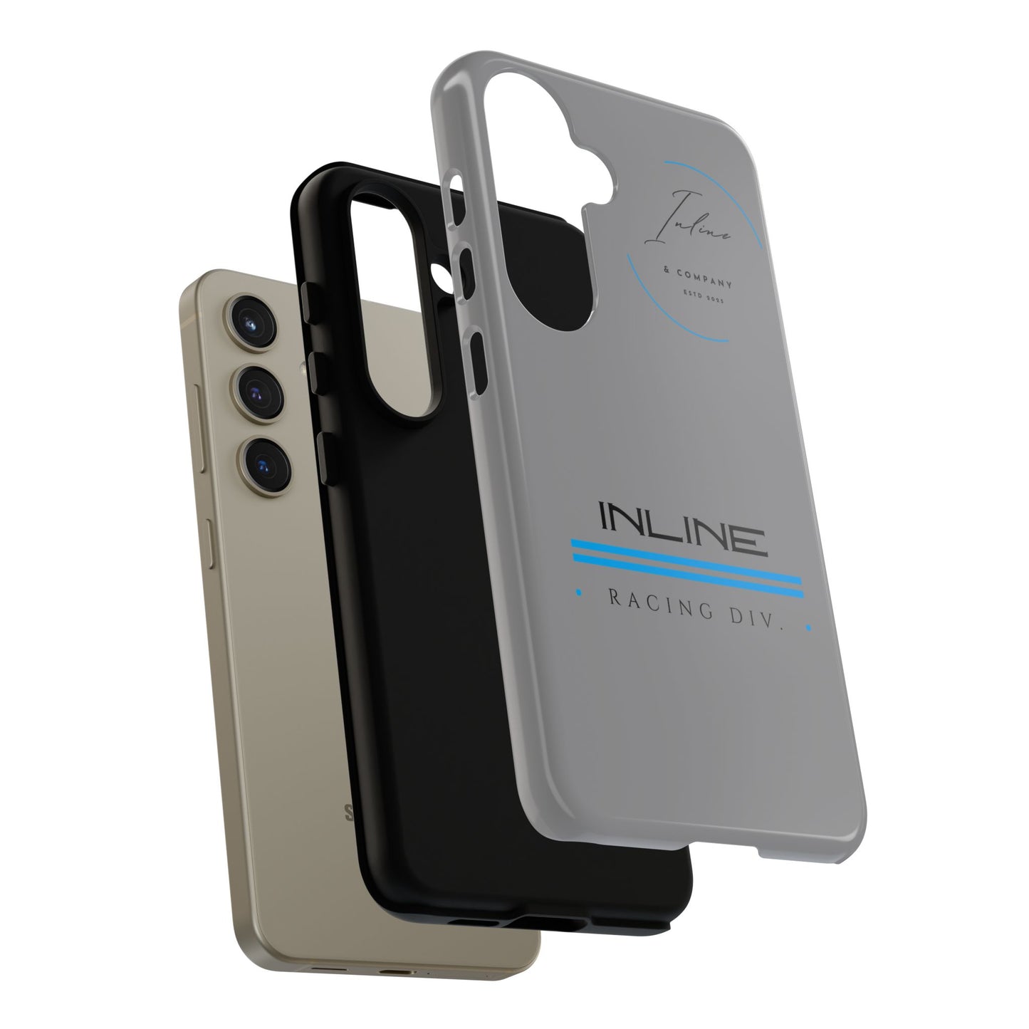 Inline phone case